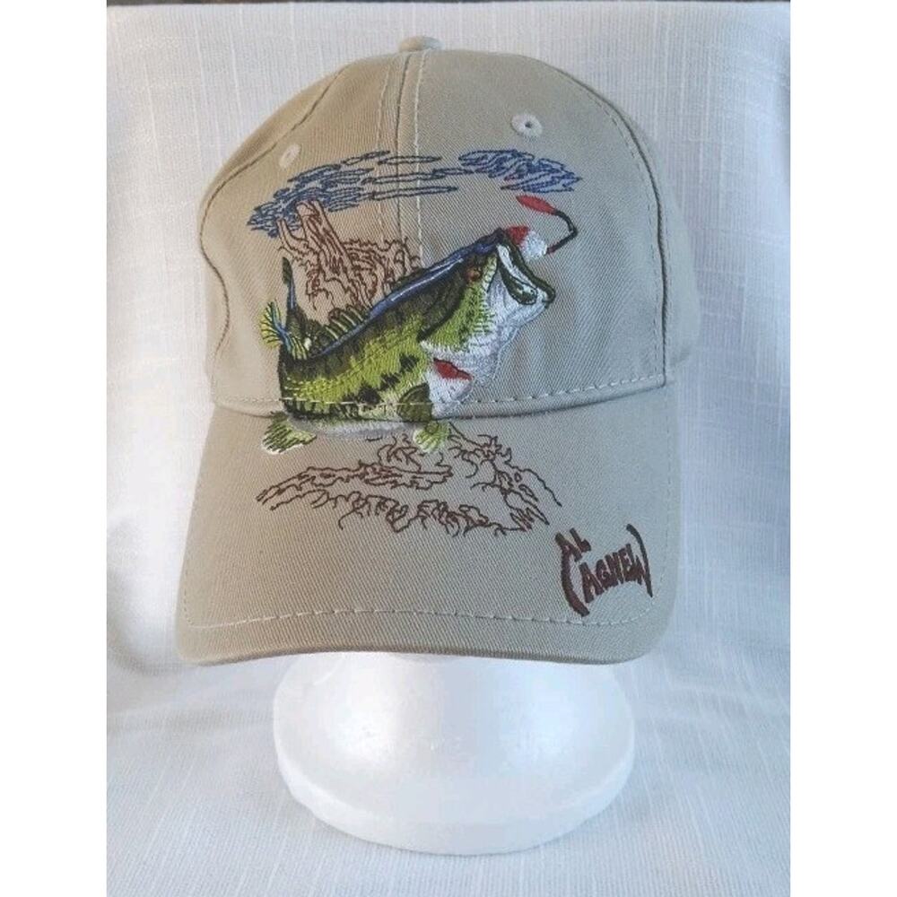Vintage NOS Al Agnew Cap Tan With Embroidery